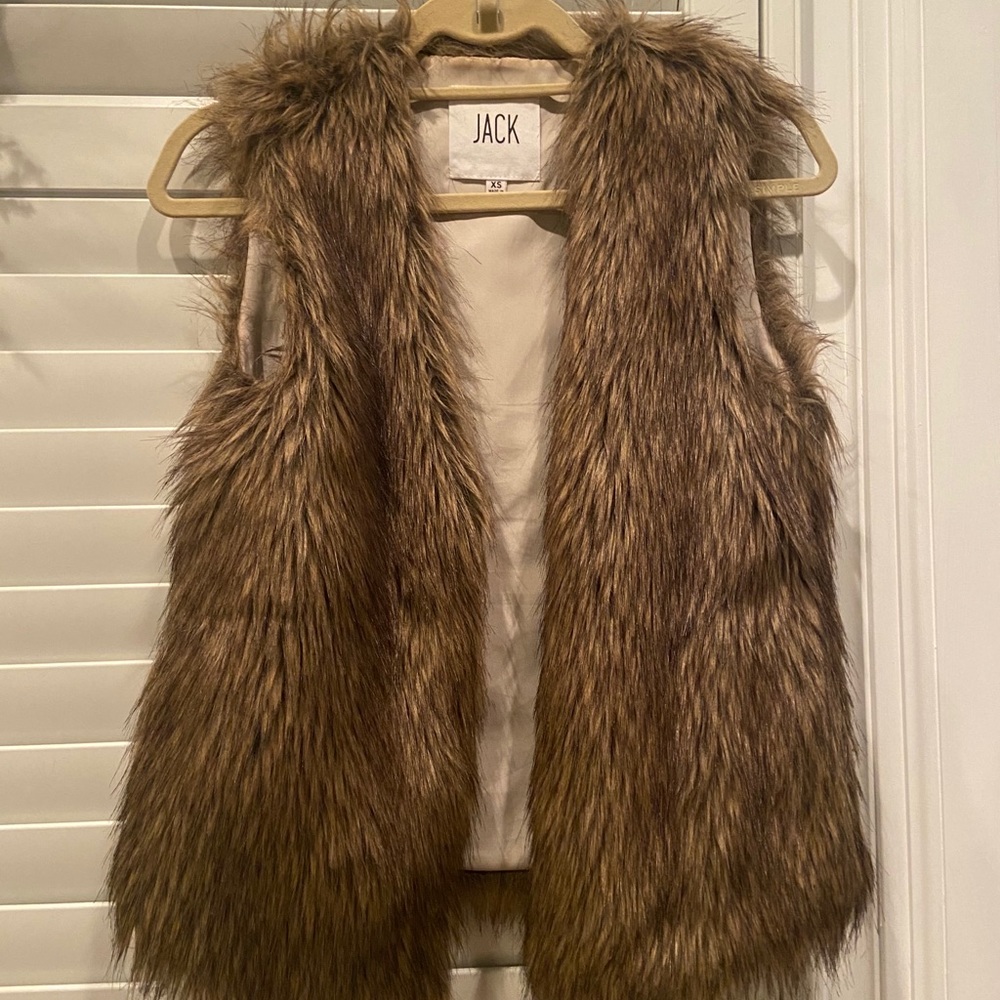 JACK by BB Dakota Faux Fur Vest
